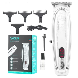 VGR 110V-220V Charged Adjustable Salon Professional Cordless Electric Hair Clipper