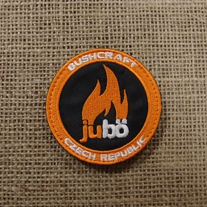 Nášivka se suchým zipem JUBÖ Bushcraft Czech Republic - oranžová