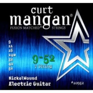 Curt Mangan 9-52 Nickel Wound 7-string 10952 Struny Do Gitary Elektrycznej