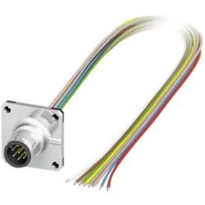 Vestavný zástrčkový konektor pro senzory - aktory Phoenix Contact SACC-SQ-M12MS-8CON-25F/0,5 1441561 zástrčka, vestavná, 0.50 m, 1 ks