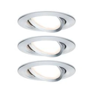 Vestavné svítidlo - LED Paulmann Nova 93487 LED, 19.5 W, sada 3 ks, hliník