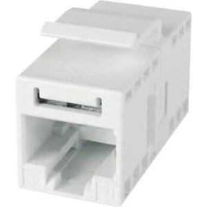 Pouzdro spojky RJ45 Telegärtner bílá, 1 ks