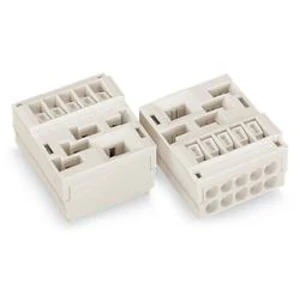 Kabelová svorka WAGO 267-303, 1.5-2.5 mm², Pólů: 3, bílá, 50 ks