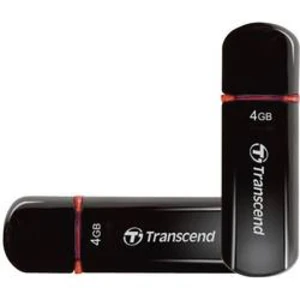 USB flash disk Transcend JetFlash® 600 TS4GJF600, 4 GB, USB 2.0, modrá