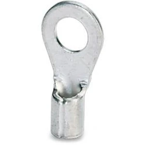 Kulaté kabelové oko Phoenix Contact 3240091, průřez 10 mm², průměr otvoru 8.4 mm bez izolace, kov, 100 ks