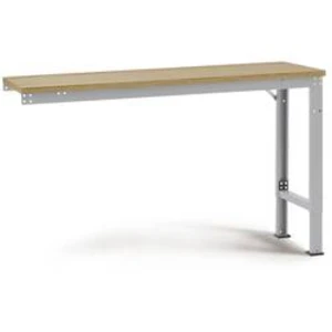 Manuflex AU8125.9006 Pracovní Přístavný stůl univerzální speciální s multiplex deska, Šxhxv = 2000 x 1000 x 722-1022 mm