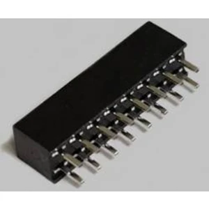 Zásuvková lišta BKL Electronic 10122221, řádky 2, kontakty na řádek 8, 1 ks