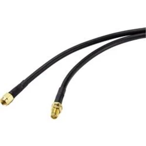 Antény prodlužovací kabel [1x RP-SMA zástrčka - 1x RP-SMA zásuvka] 10.00 m černá SpeaKa Professional