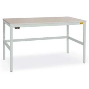 Manuflex LC1036.7035 ESD pracovní stůl CANTOLAB s plastové desky, Šxhxv = 1250 x 800 x 768-788 mm