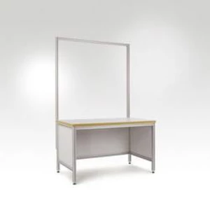 Manuflex LU8302.7035 ESD alu-aufbauportale bez držák pro univerzální standardní pracovní stoly s šířka stolu = 1250 mm