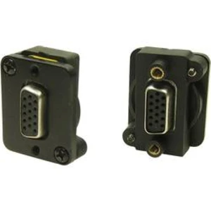 D-SUB adaptér VGA zásuvka - VGA zásuvka Cliff CP30229BM 1 ks