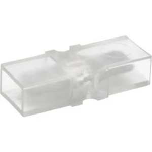 Faston spojka Klauke 80012 6.30 mm x 0.80 mm, 180 °, plná izolace, transparentní, 1 ks