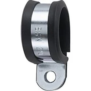 Upevňovací příchytka HellermannTyton AFCS63-GS/PVC-BK/ML 166-50608, šroubovací, 63 mm (max), kov, černá, 1 ks