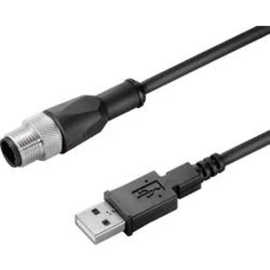 Připojovací kabel pro senzory - aktory Weidmüller SAIL-M12G-USB-3.0U 1268520000 zástrčka, rovná, 3.00 m, 1 ks