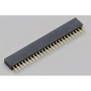 Zásuvková lišta BKL Electronic 10120643, řádky 1, kontakty na řádek 5, 1 ks
