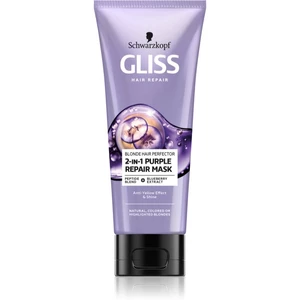 Schwarzkopf Gliss Blonde Hair Perfector regenerační maska na vlasy pro zesvětlené nebo melírované vlasy 200 ml