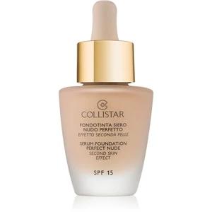 Collistar Serum Foundation Perfect Nude rozjasňující make-up pro přirozený vzhled SPF 15 odstín 1 Ivory 30 ml