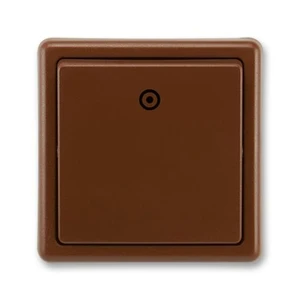 ABB Classic tlačítko č.1/0 hnědá 3553-80289 H3