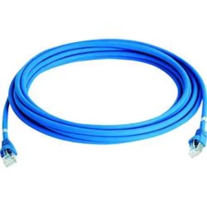 Síťový kabel RJ45 Telegärtner L00003A0049, CAT 5e, S/FTP, 5.00 m, modrá