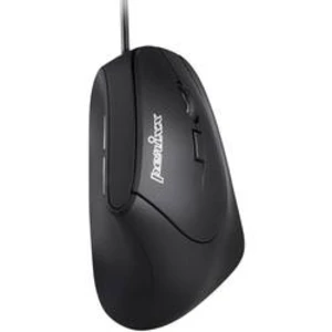 Optická ergonomická myš Perixx Vertikal Perimice-515 II 11534, ergonomická, černá