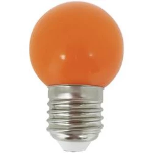 LED LightMe 230 V, E27, 1 W, 70 mm, oranžová kapkovitý tvar 1 ks