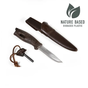 Nůž Swedish FireKnife BIO Light My Fire® – Hnědá (Barva: Hnědá, Varianta: Stříbrná čepel – Satin)