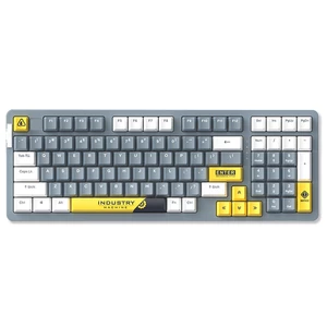 DAREU A98 Type-C Wired Mechanical Keyboard 97 Keys PBT Keycaps Hot Swappable Customized Sky Blue Linear V3 Switch Gasket