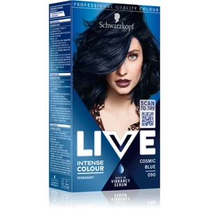 Schwarzkopf LIVE Intense Colour permanentní barva na vlasy odstín 090 Cosmic Blue 1 ks