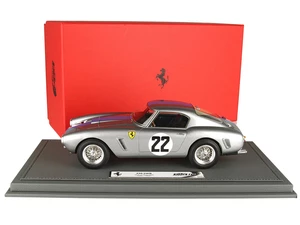 Ferrari 250 SWB 22 Elde - Pierre Noblet "24 Hours of Le Mans" (1960) with DISPLAY CASE Limited Edition to 96 pieces Worldwide 1/18 Model Car by BBR