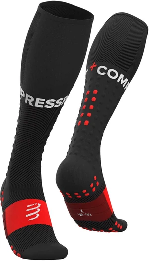 Compressport Full Socks Run Black T1 Běžecké ponožky