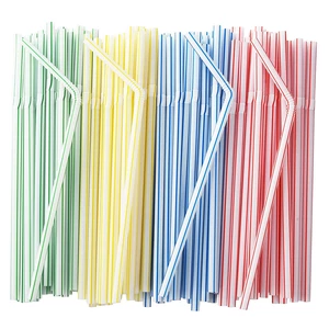 50-300Pcs Multicolor Kunststof Straws for Wedding Party Supplies Beverage Kitchen Cocktail Drinking Straws pajitas plastique