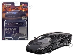 Lamborghini Countach LPI 800-4 Nero Maia Black Limited Edition to 6660 pieces Worldwide 1/64 Diecast Model Car by True Scale Miniatures