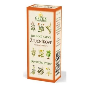 GREŠÍK Žlučníkové kapky devatero bylin 50 ml