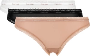 Calvin Klein 3 PACK - dámská tanga QD3802E-FIY L