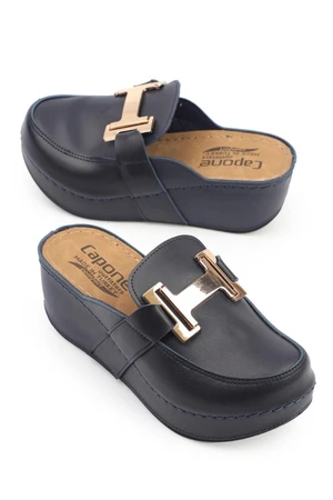 Capone Outfitters Anatomical Soft Comfortable Sole, Wedge Heels Mommy Slippers.