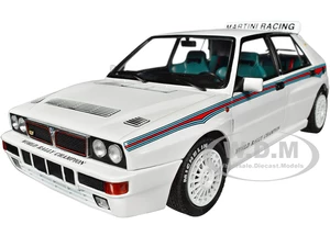 1992 Lancia Delta HF Integrale Evo 1 Martini 6 White with Blue and Red Stripes "World Rally Champion - Martini Racing" 1/18 Diecast Model Car by Soli