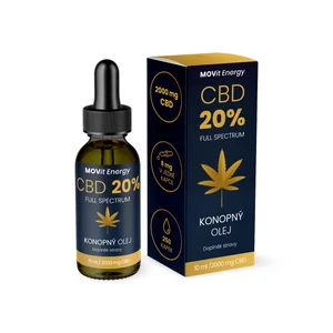 MOVIT ENERGY CBD 20% Full Spectrum konopný olej 10 ml