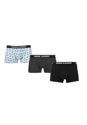 Boxer shorts 3-Pack watermelon aop+cha+blk