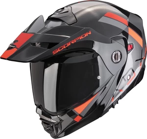 Scorpion ADX-2 GALANE Silver/Black/Red M Helm