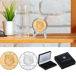 Trump 2024 Coins Save America Again US Coin Gold Plated Souvenirs And Gifts In God We Trust Home Decorations Commemorative Coin