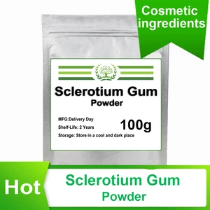 Natural Sclerotium Gum Powder Sclerotium Rolfssii, Small Molecule, Easy to Absorb, Cosmetics Raw Materials, Lotion Cream, Gel