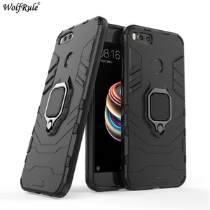 Cover For Xiaomi Mi A1 Case Ring Holder Armor Bumper Funda For Xiaomi Mi 5X Phone Case For Xiaomi Mi A1 Cover MiA1 Mi5X 5.5''