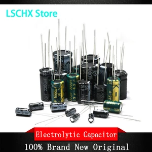 10V 16V 25V 35V 50V 400V High Frequency Low ESR Aluminum Capacitor 100UF 220UF 330UF 470UF 680UF 1000UF 1500UF 2200UF 3300UF