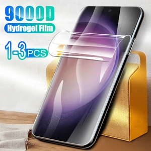 3PCS/2PCS/1PC Hydrogel Films For Samsung Galaxy S23 Plus Ultra S22Plus S22 S21 S21Ultra S20Plus S20Ultra S20 FE 4G 5G S8 S9Plus