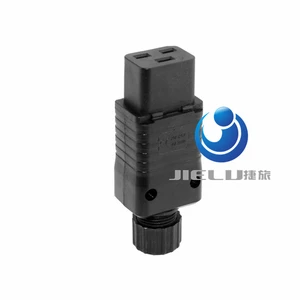 IEC 320 C19 16A Power Cord Connector,Black PDU IEC 320 C19 Rewirable Socket, 10 pcs
