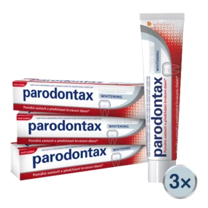 Parodontax Zubná pasta s bieliacim účinkom Whitening Tripack 3 x 75 ml