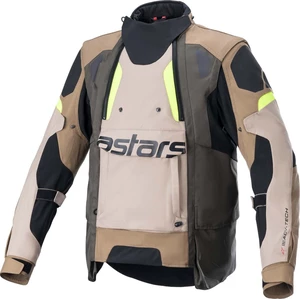 Alpinestars Halo Drystar Jacket Dark Khaki/Sand Yellow Fluo 2XL Geacă textilă