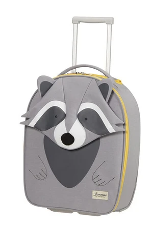 Samsonite Dětský cestovní kufr Happy Sammies Eco Upright Raccoon Remy 23 l - šedá