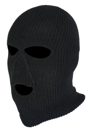 Norfin kukla Hat-Mask Knitted  Black vel. XL