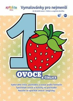 Omalovánky pro nejmenší - Ovoce a číslice - Kristýna Bízová